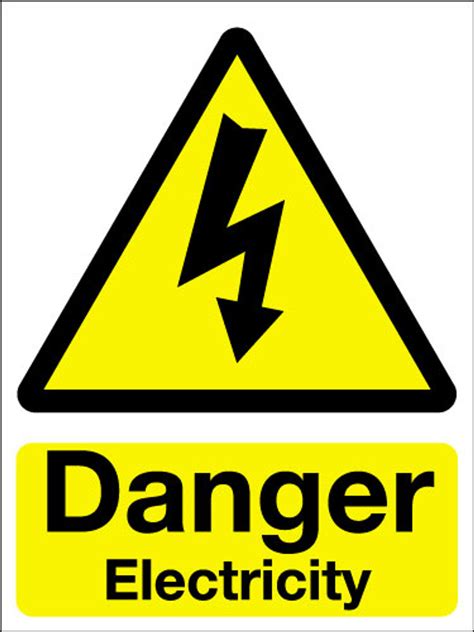 electrical box signs|danger of electricity sign.